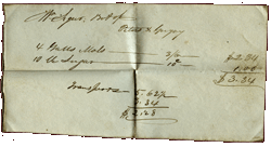 sales receipt