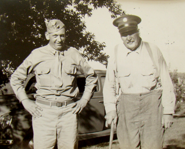 Don Jennings and his uncle, Walter Cass Jennings